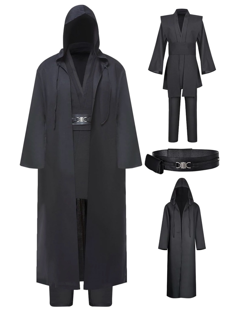 NWOT Tunic Hooded Robe Knight Costume Outfits for Men Halloween Cosplay Large